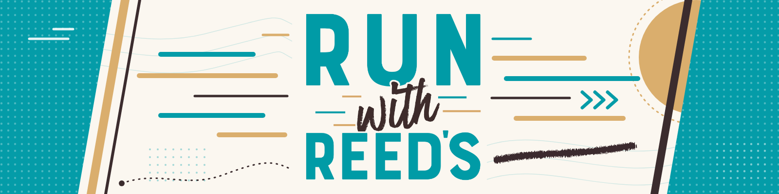 Run with Reed's banner